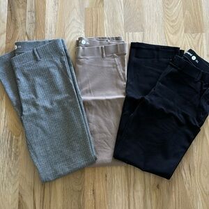 THREE New Straightleg Betabrand Comfy Pants, L